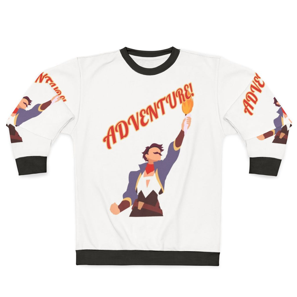 Adventure-themed She-Ra sweatshirt with Sea Hawk graphic