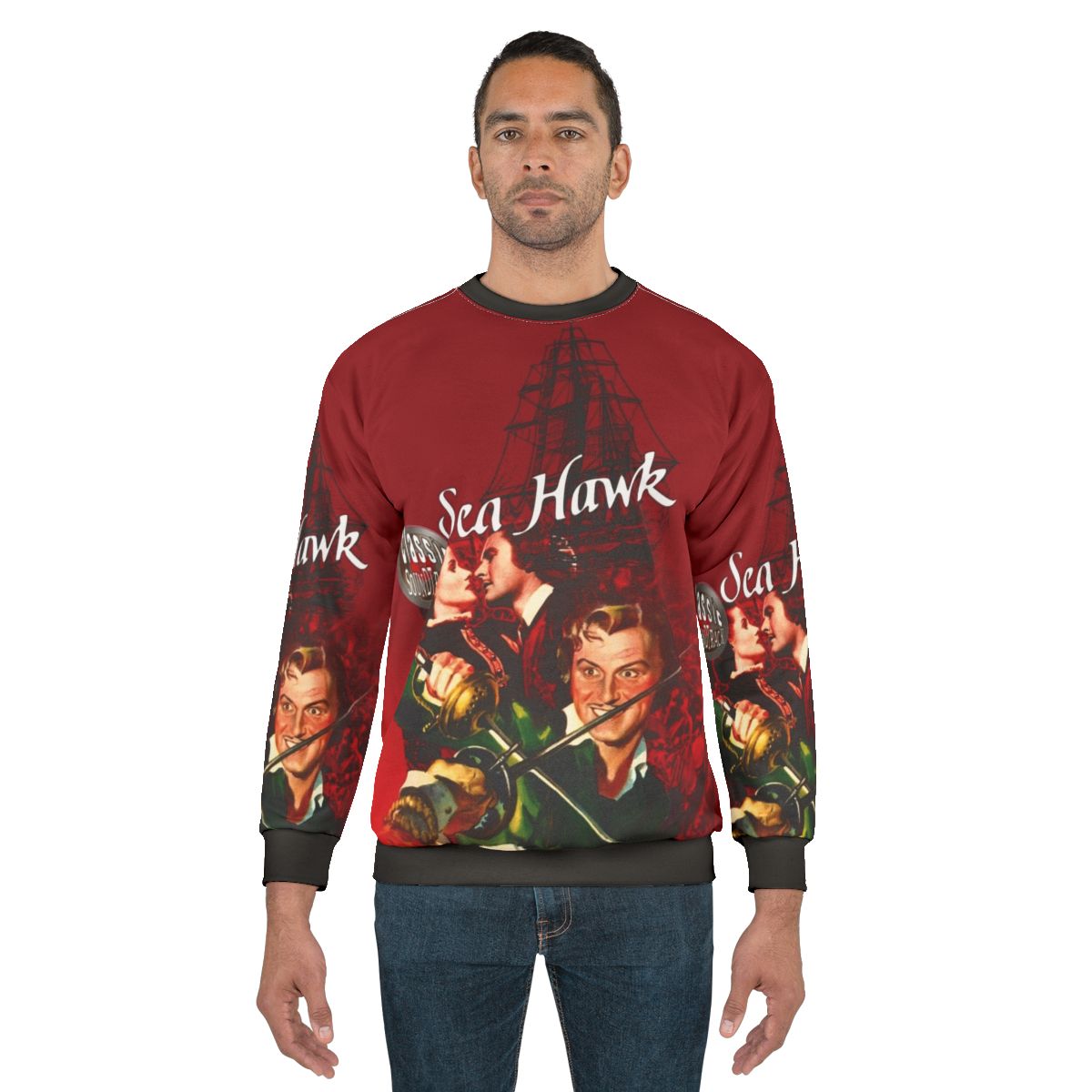 Sea Hawk movie-themed vintage sweatshirt
