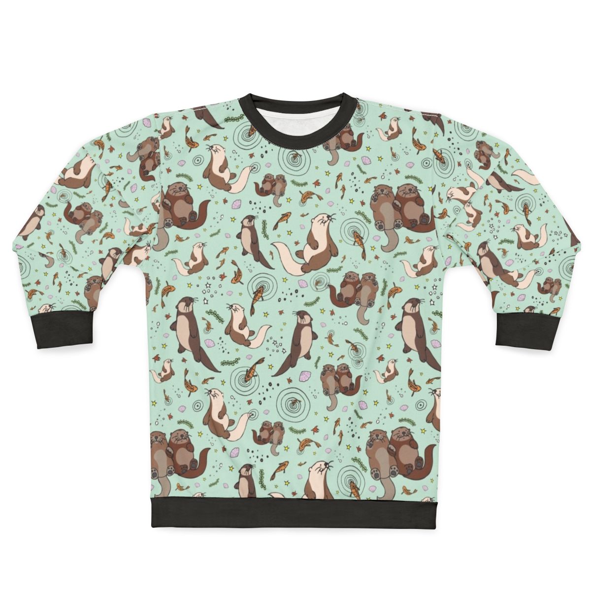 Cozy sea otter sweatshirt with a cute otter design