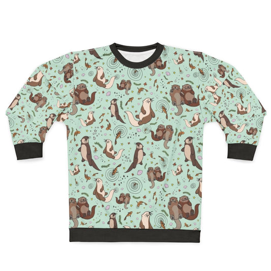 Cozy sea otter sweatshirt with a cute otter design