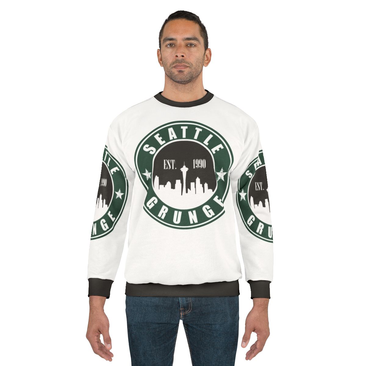 Seattle Grunge Music Sweatshirt