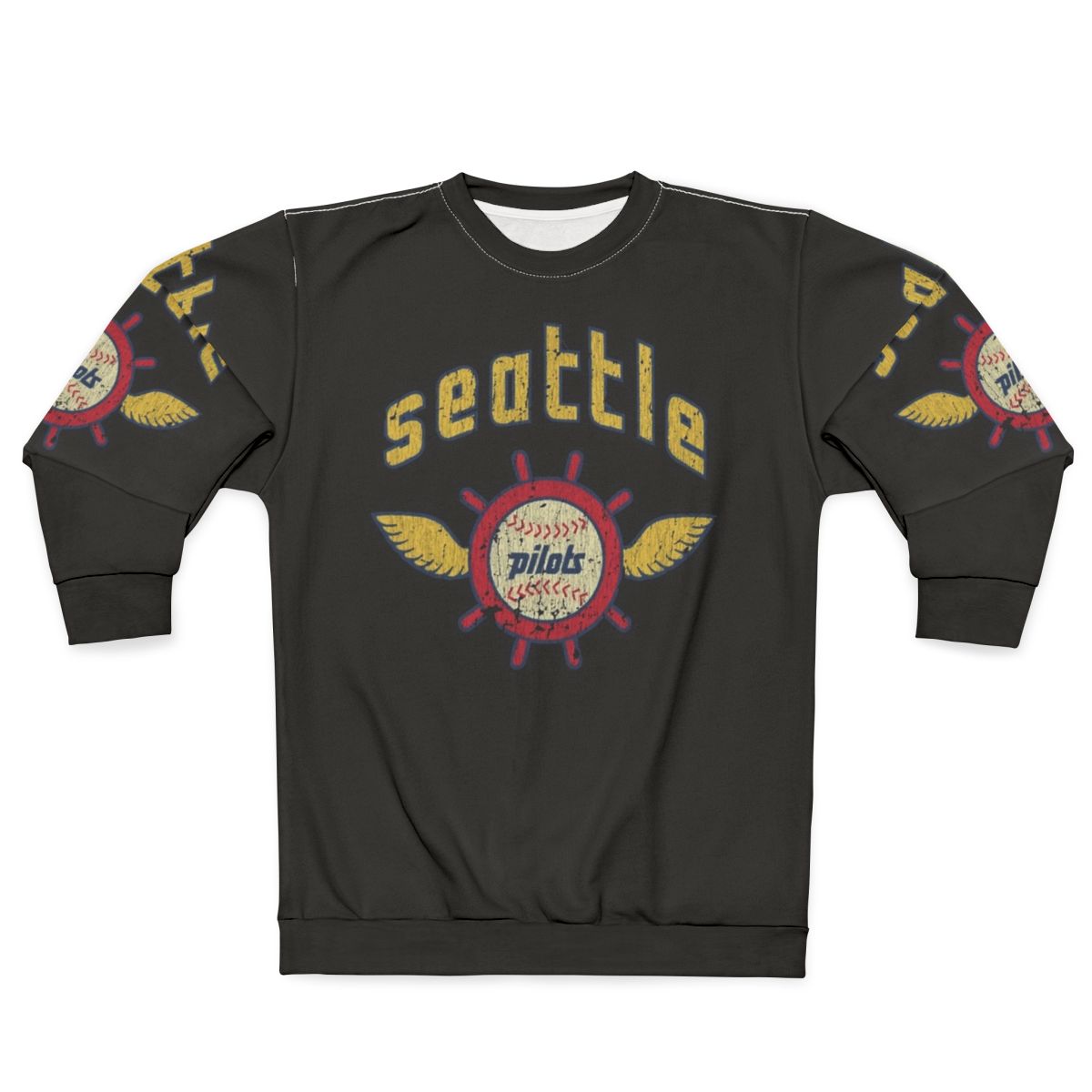 Vintage Seattle Pilots Baseball Sweatshirt