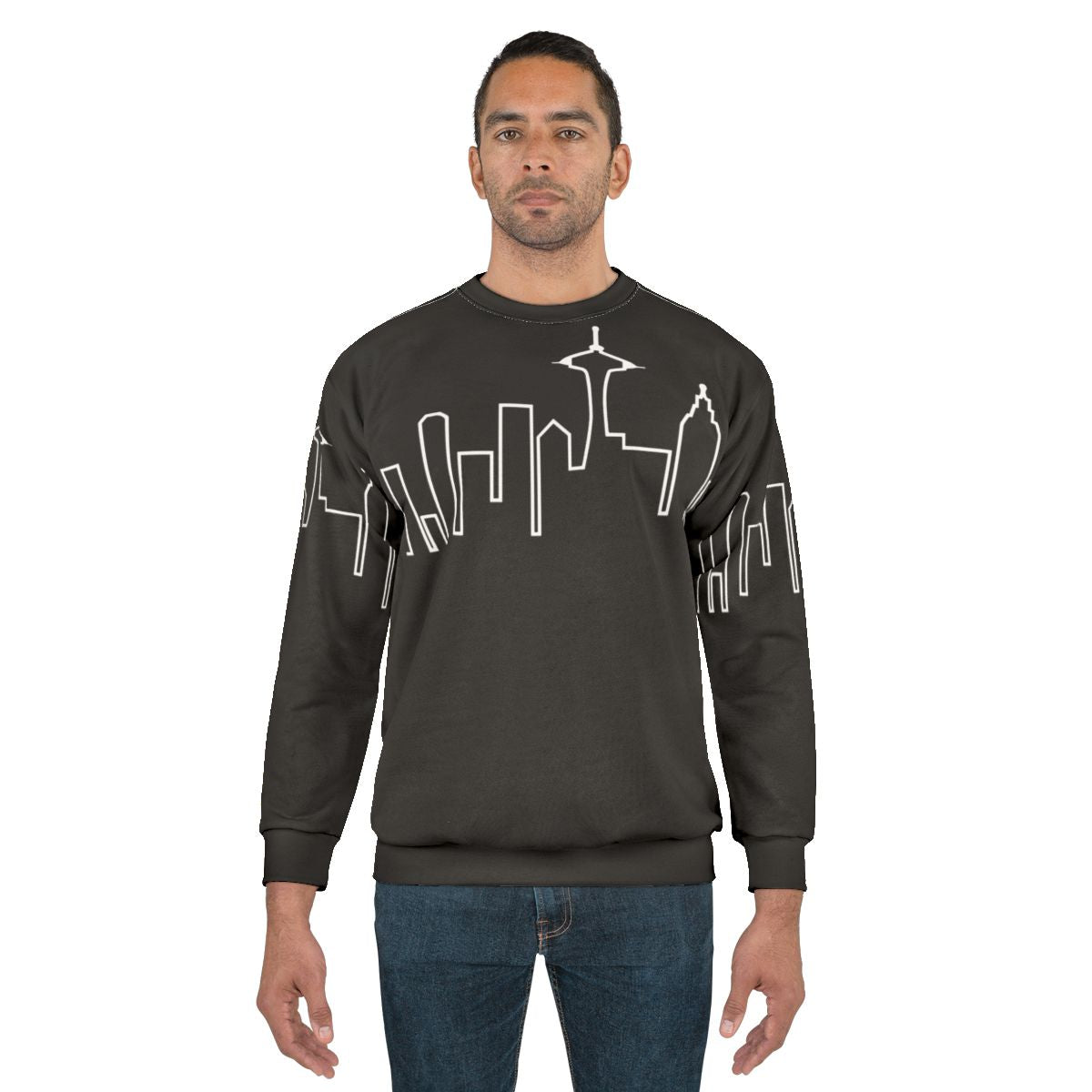 Seattle Skyline Frasier TV Show Sweatshirt