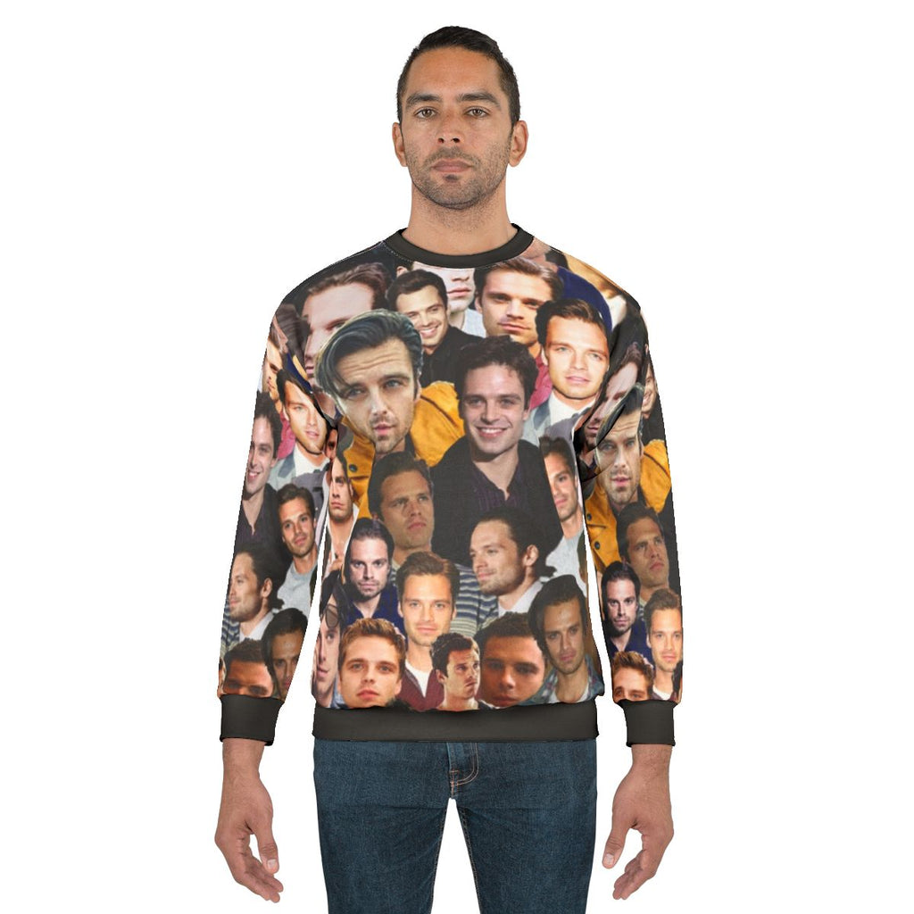 Sebastian Stan Bucky Barnes Marvel Superhero Sweatshirt