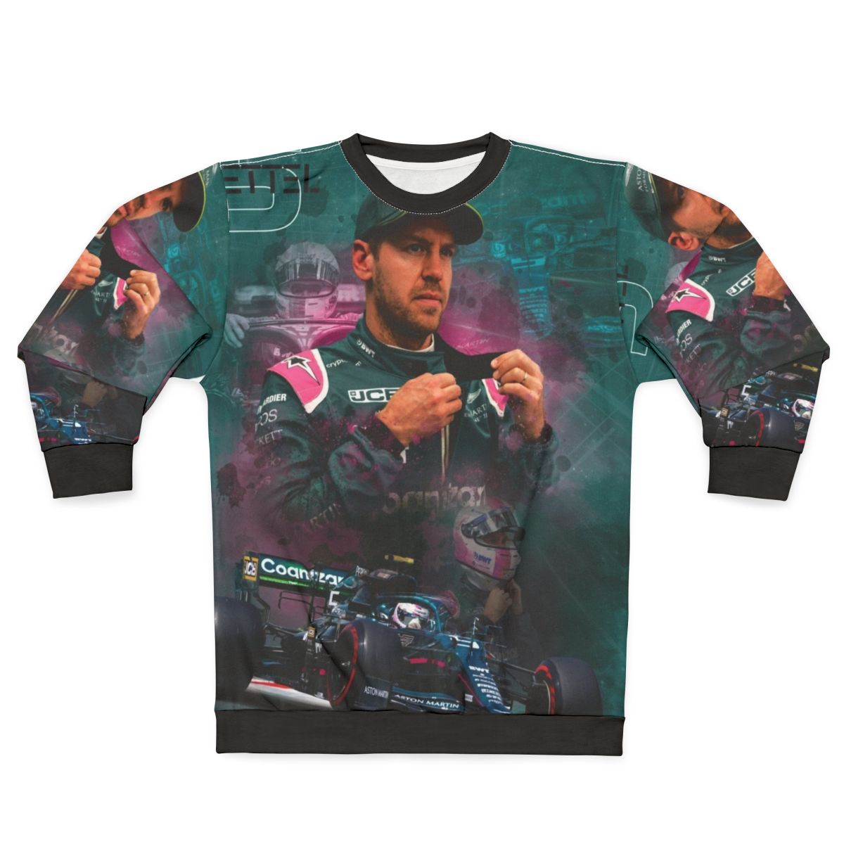 Sebastian Vettel Formula 1 F1 Aston Martin Racing Sweatshirt