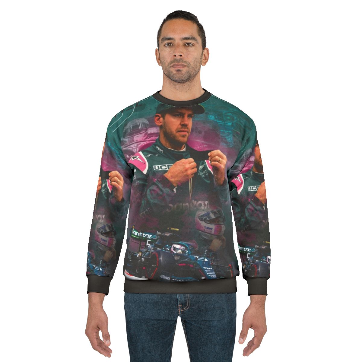 Sebastian Vettel Formula 1 F1 Aston Martin Racing Sweatshirt