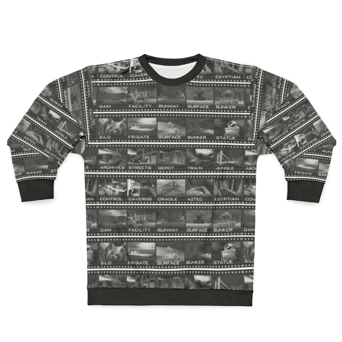 Mission Sweatshirt - Retro Gaming Inspired by 007 and Nintendo