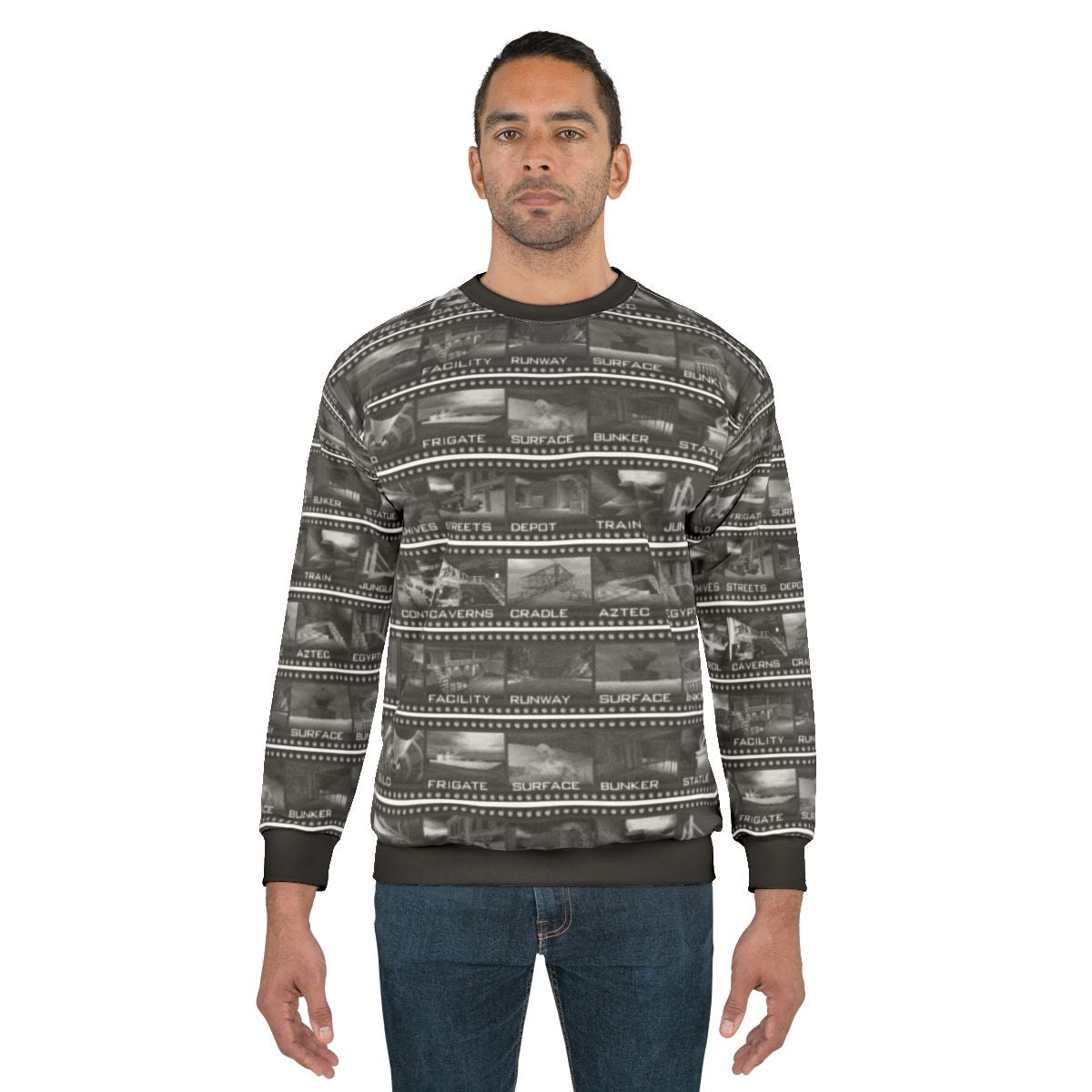 Mission Sweatshirt - Retro Gaming Inspired by 007 and Nintendo