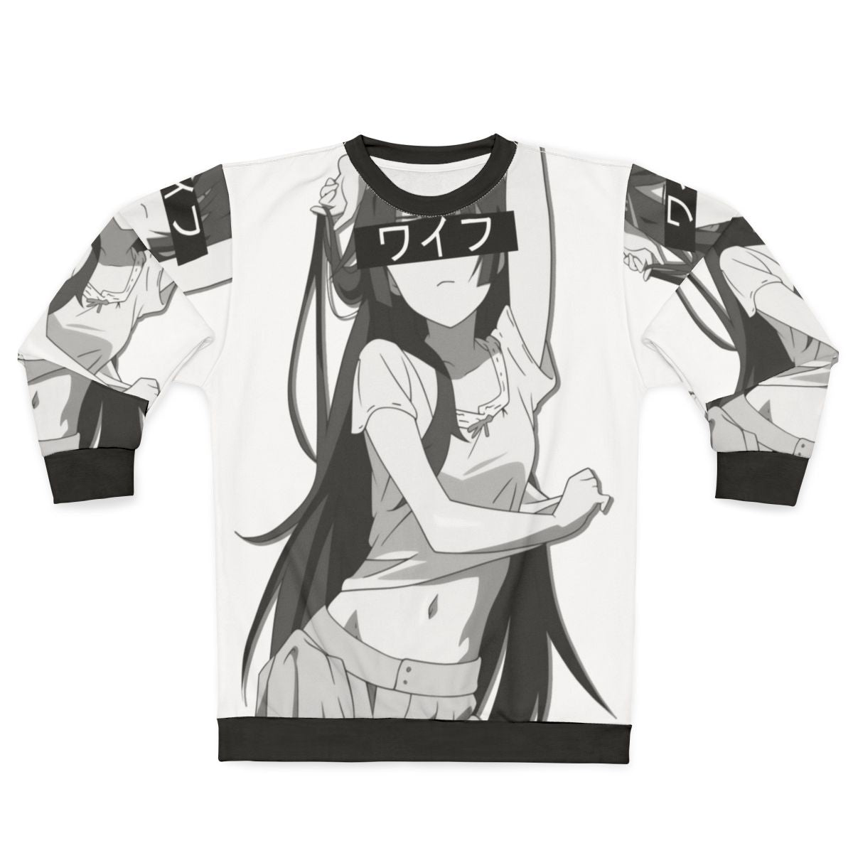 Senjougahara Hitagi Anime Waifu Sweatshirt