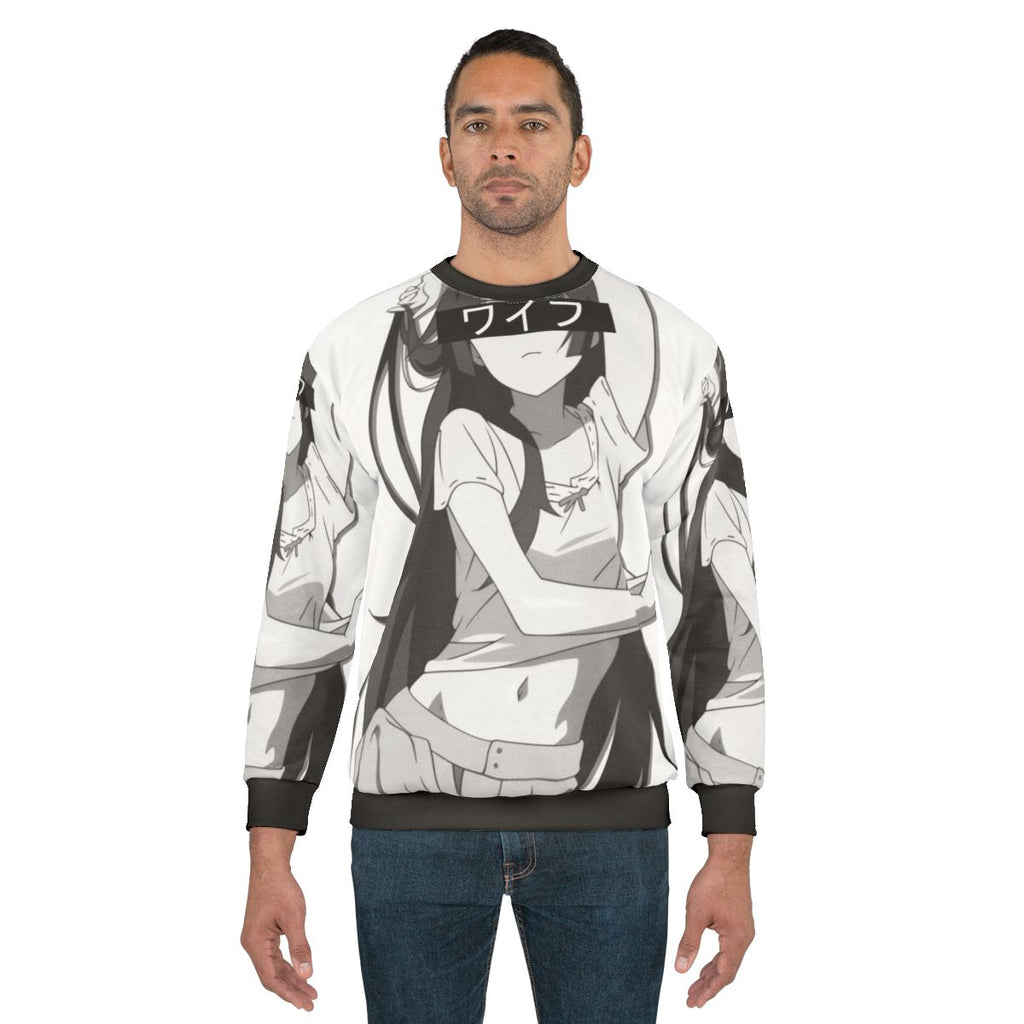 Senjougahara Hitagi Anime Waifu Sweatshirt