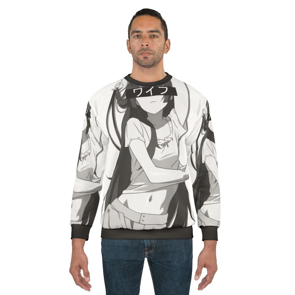 Senjougahara Hitagi Anime Waifu Sweatshirt