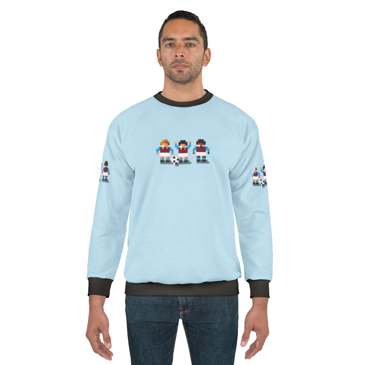 Sensi Tee Villains Hammers and Clarets Retro Gaming Sweatshirt