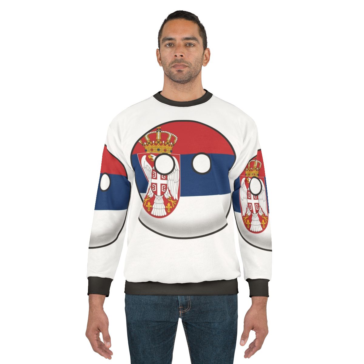 Serbian Countryball Patriotic Sweatshirt