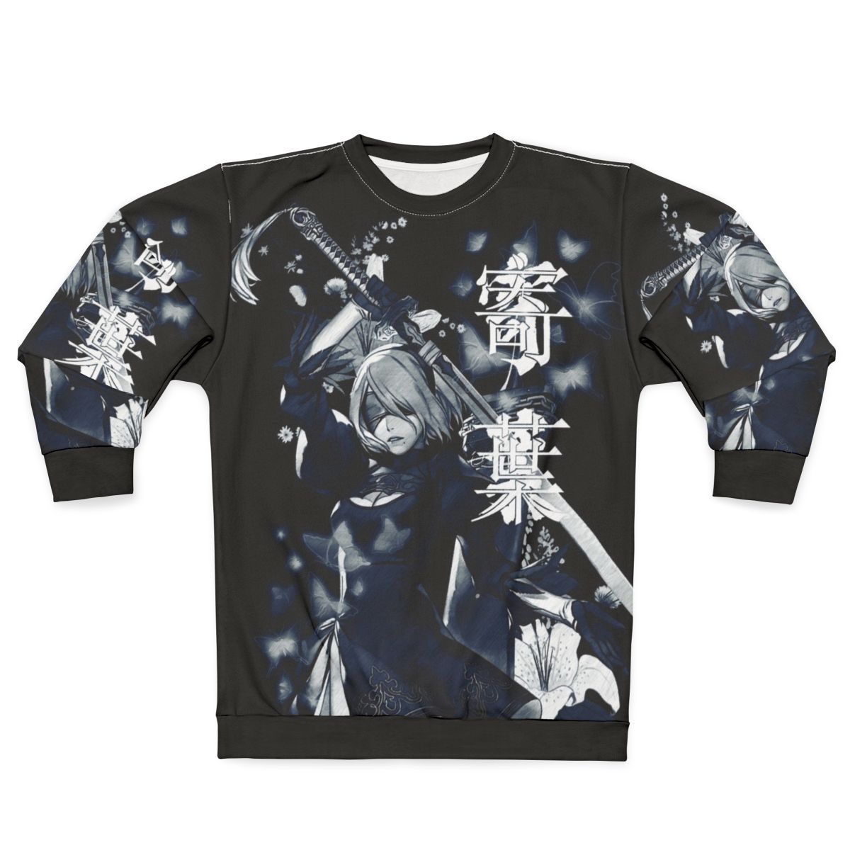 Serene Bloom Nier Automata Inspired Sweatshirt