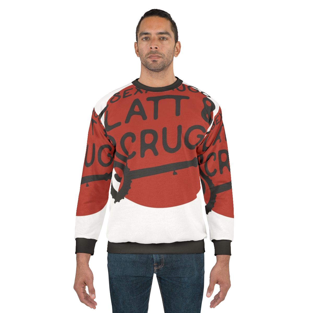 Bluegrass banjo music sweatshirt featuring sex, drugs, Flatt, and Scruggs