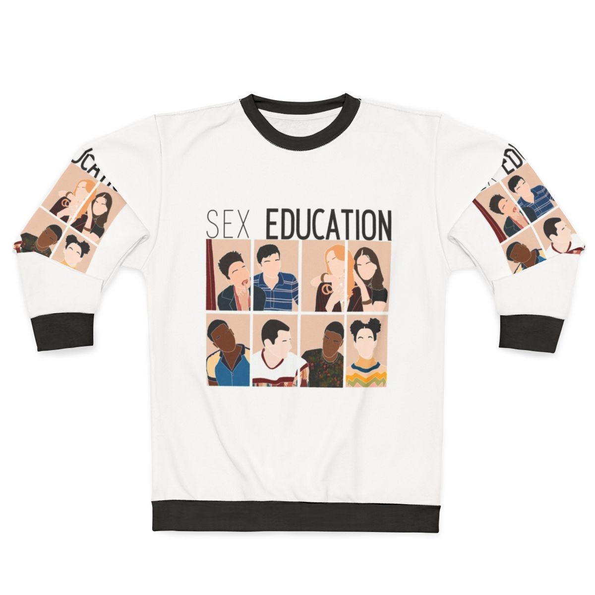 Sex Education Cast Sweatshirt featuring Maeve Wiley and Otis Milburn