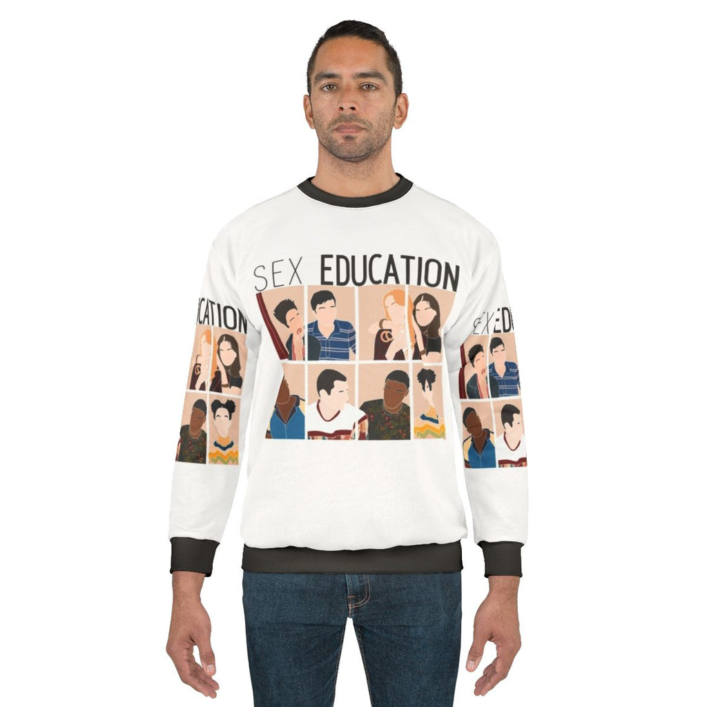 Sex Education Cast Sweatshirt featuring Maeve Wiley and Otis Milburn
