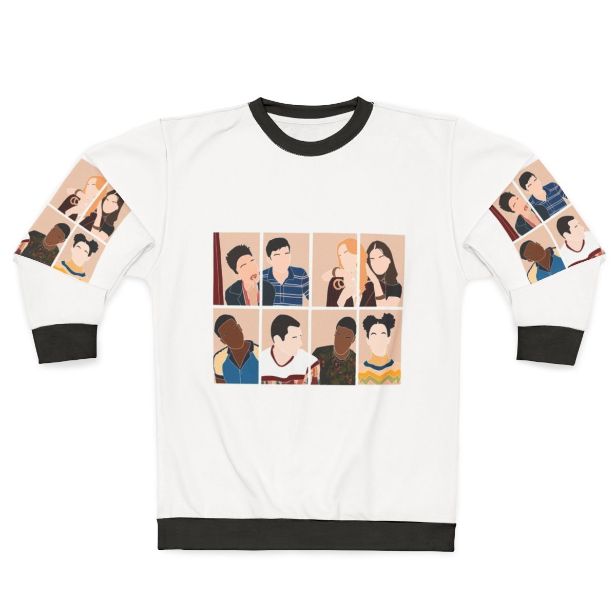 Sex Education Cast Sweatshirt featuring Maeve Wiley and Otis Milburn