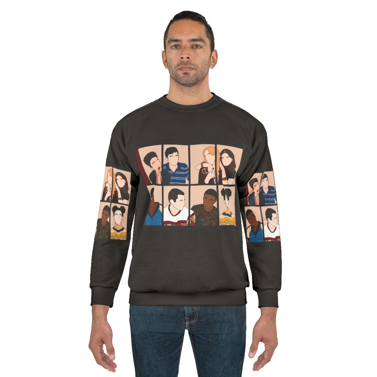 Sex Education Cast Sweatshirt featuring Maeve Wiley and Otis Milburn