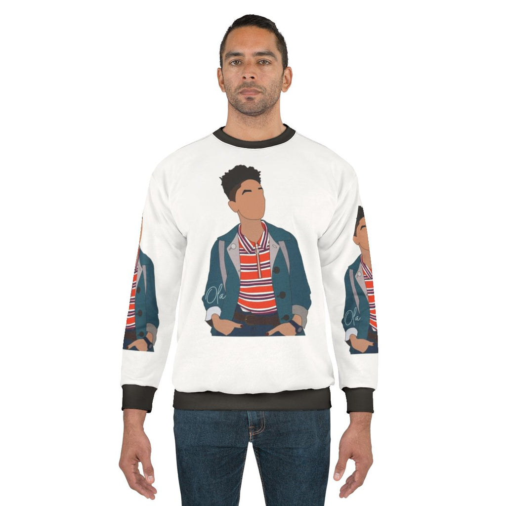 Sex Education Ola Sweatshirt 2 featuring Maeve Wiley and Otis Milburn from the Netflix TV show