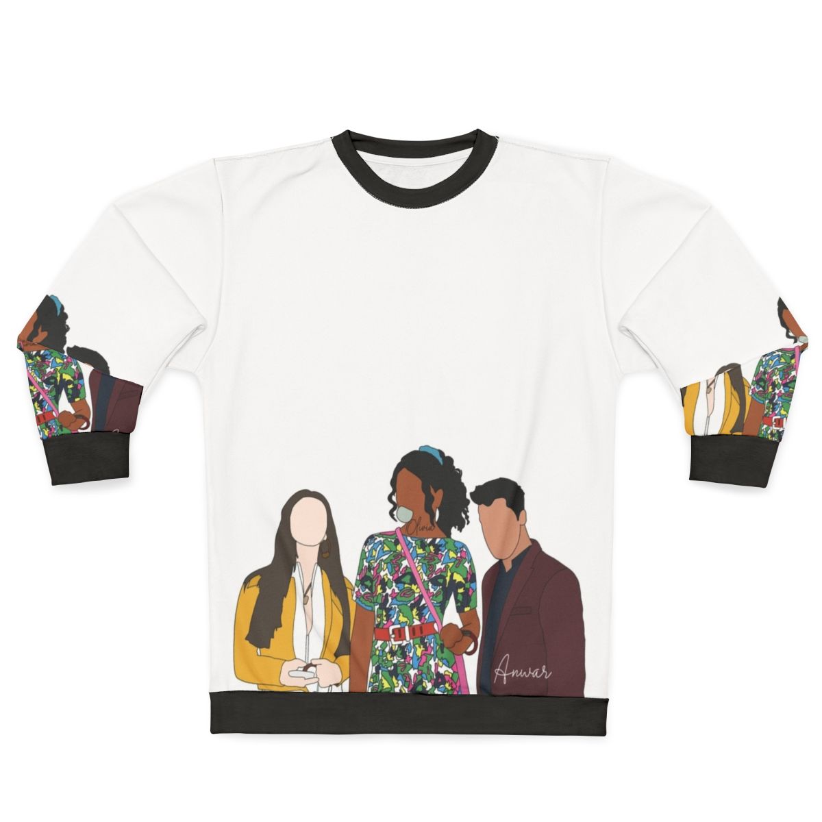 Netflix's Sex Education Olivia Ruby and Anwar Sweatshirt