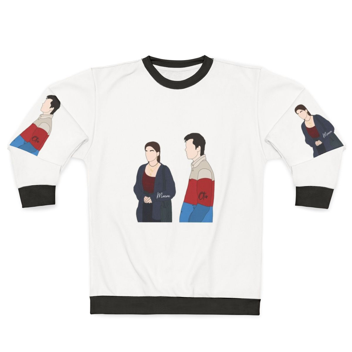 Sex Education Otis and Maeve Netflix TV Show Sweatshirt