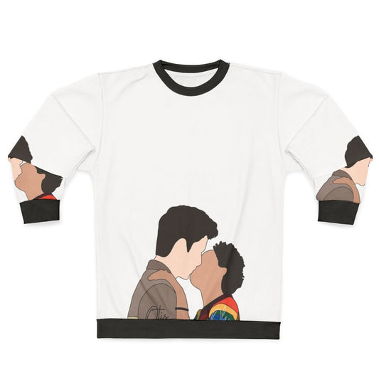 Sex Education Otis and Maeve Sweatshirt featuring the main characters from the Netflix TV show