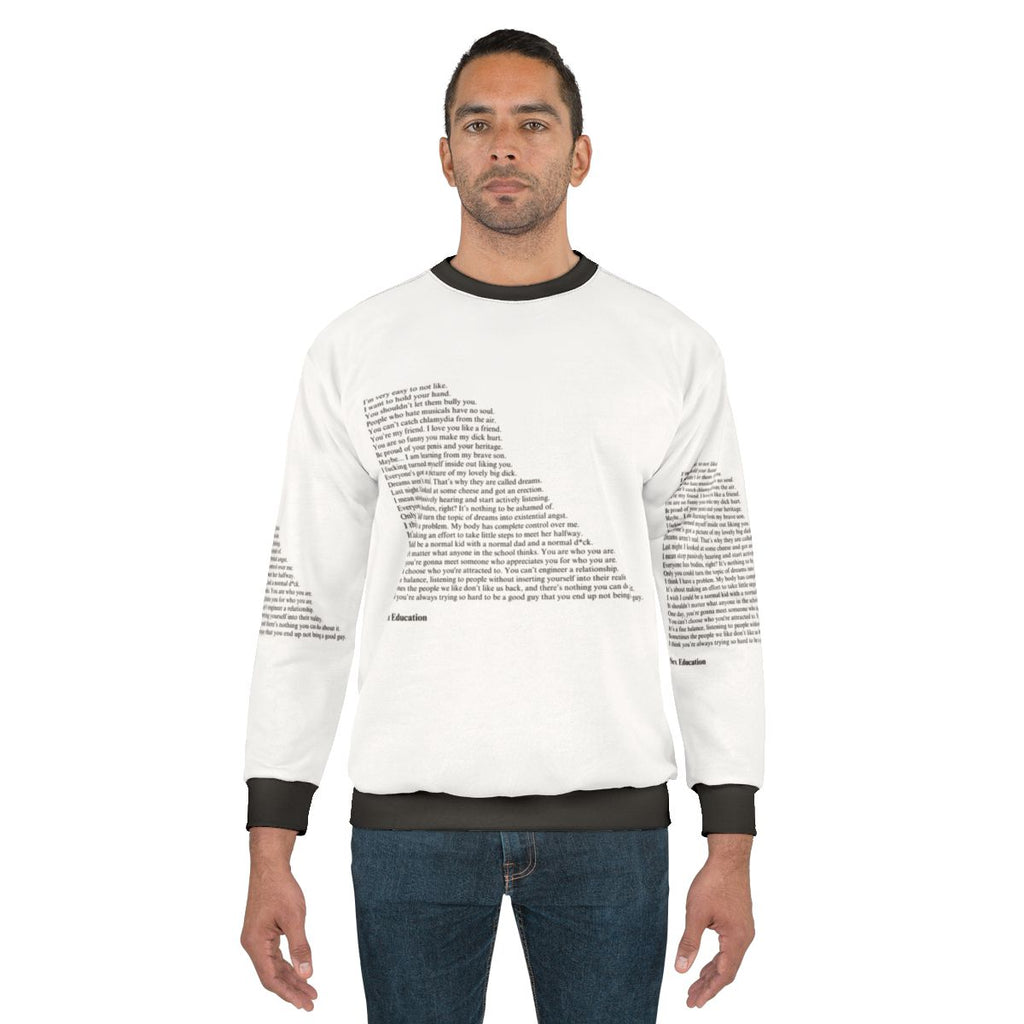Sex Education Quotes Sweatshirt featuring Otis Milburn
