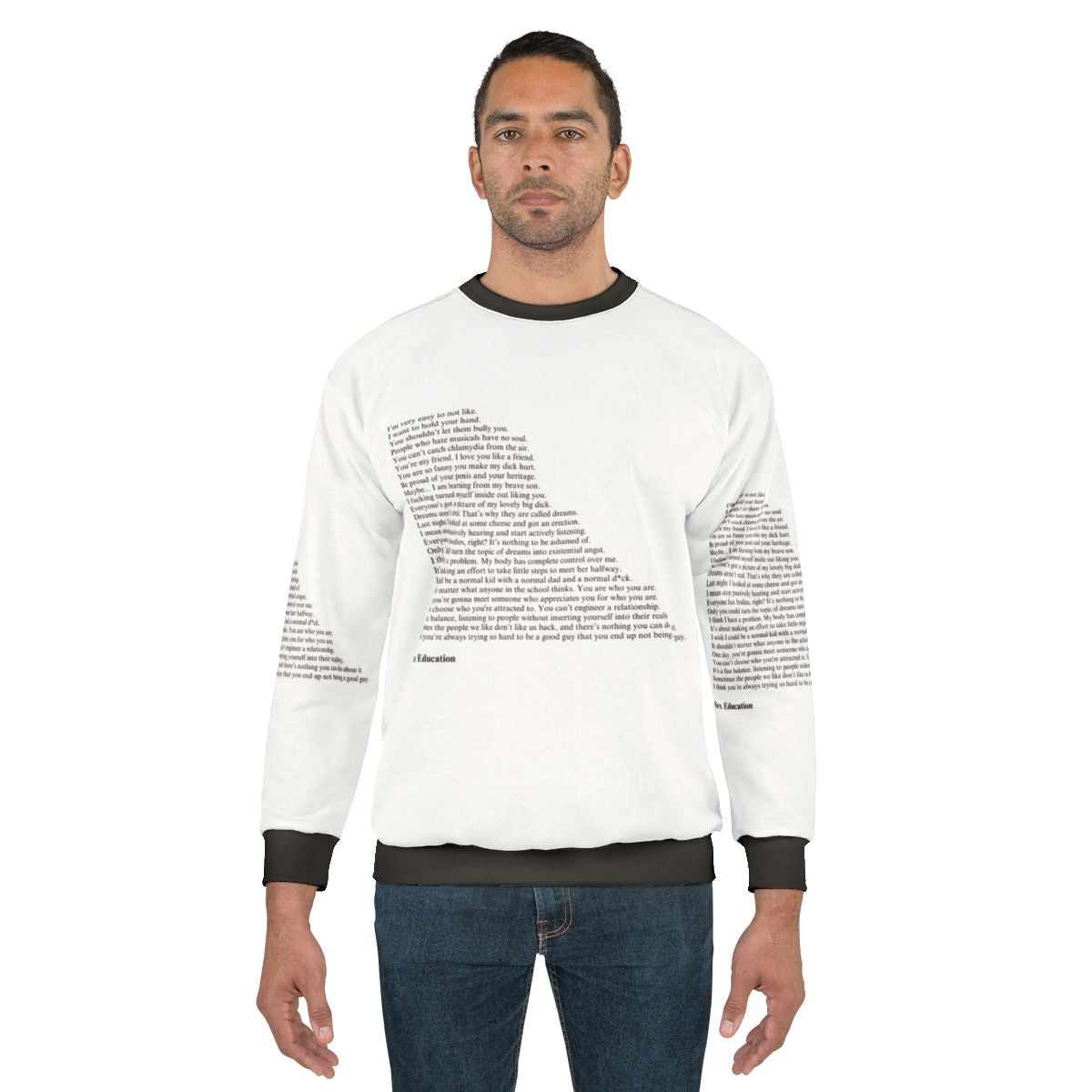 Sex Education Quotes Sweatshirt featuring Otis Milburn