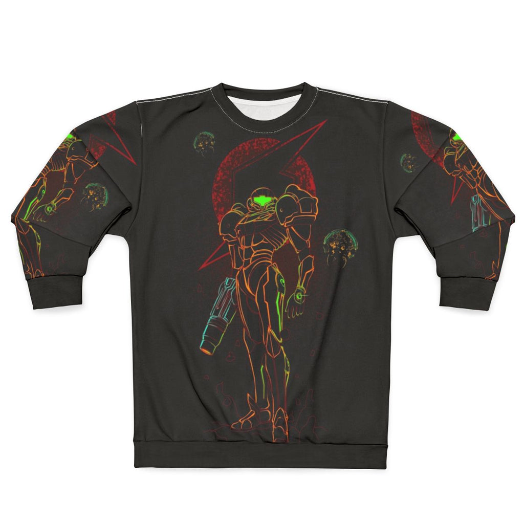 Sci-Fi Bounty Hunter Video Game Sweatshirt