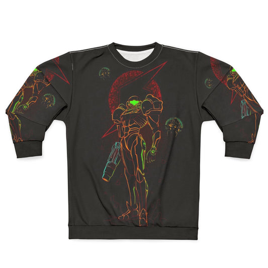 Sci-Fi Bounty Hunter Video Game Sweatshirt