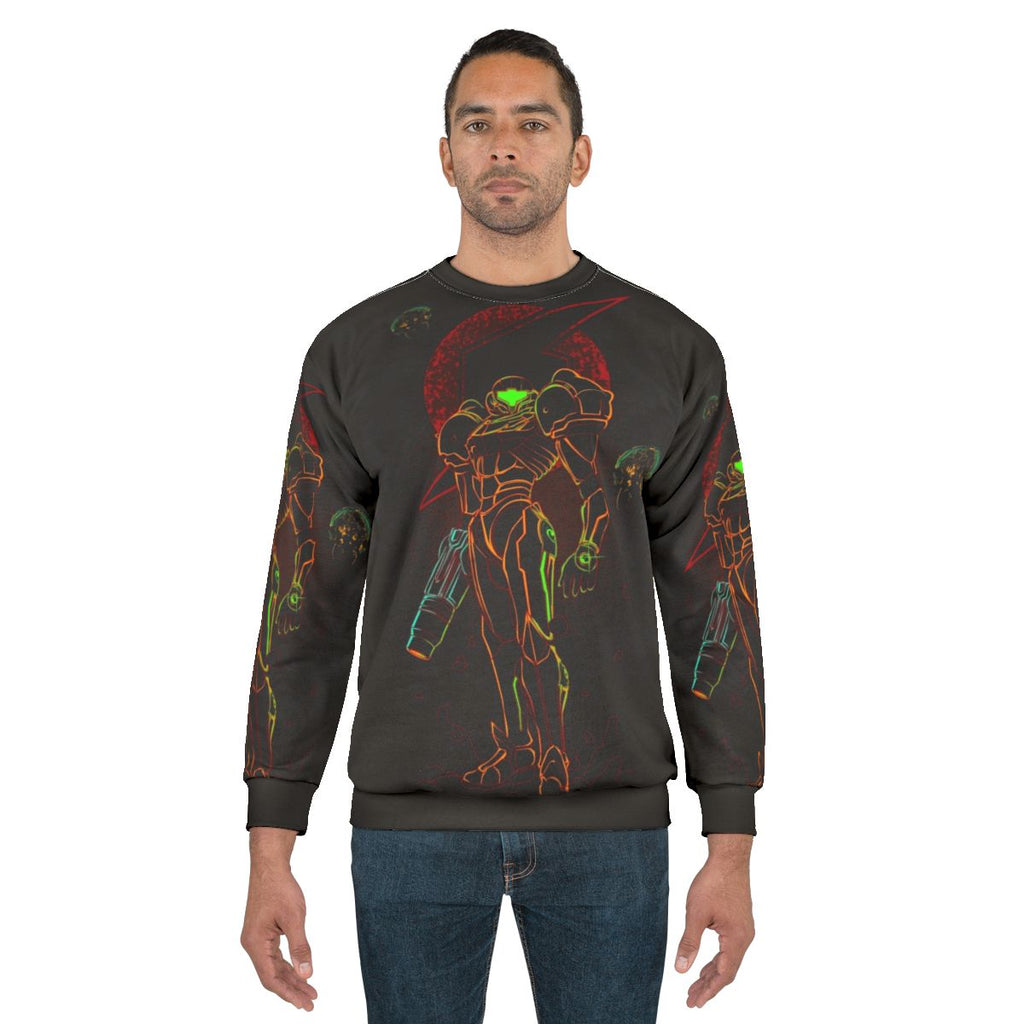 Sci-Fi Bounty Hunter Video Game Sweatshirt
