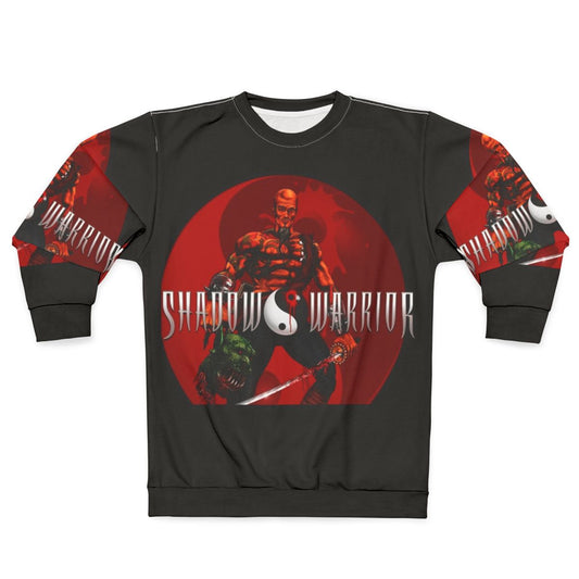 Shadow Warrior Build Engine Retro Gaming Sweatshirt