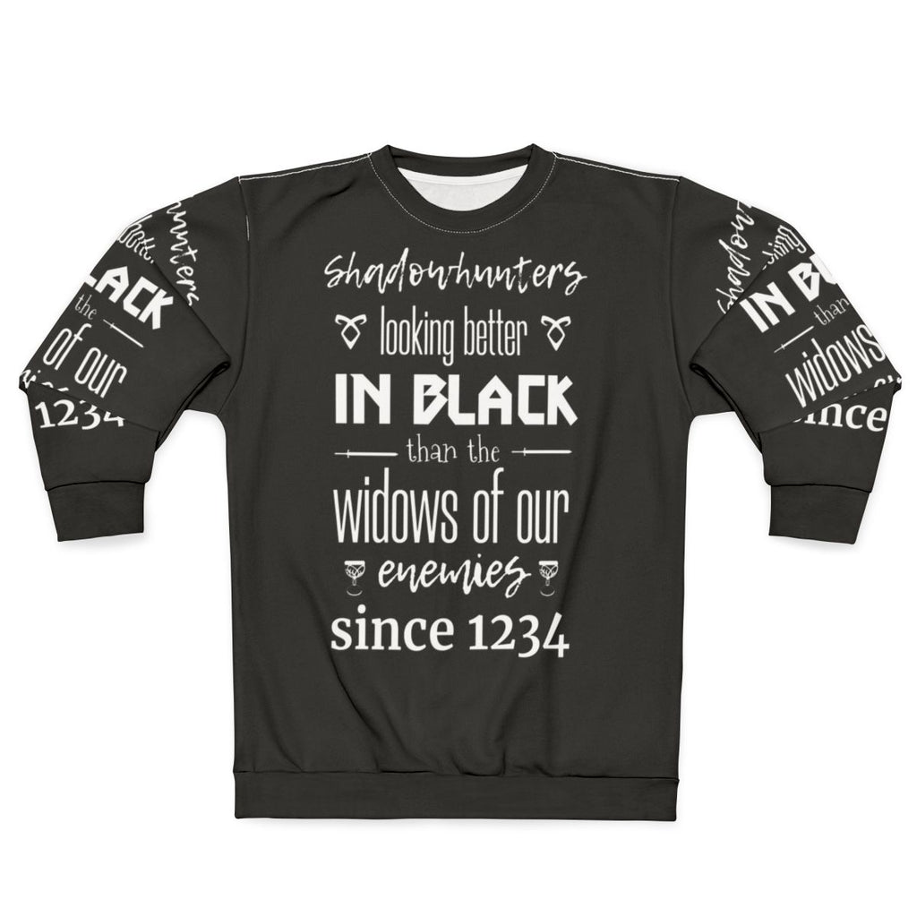 Shadowhunters Themed Black Sweatshirt