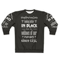 Shadowhunters Themed Black Sweatshirt
