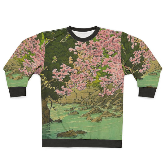 Nature landscape Japanese inspired vintage sweatshirt