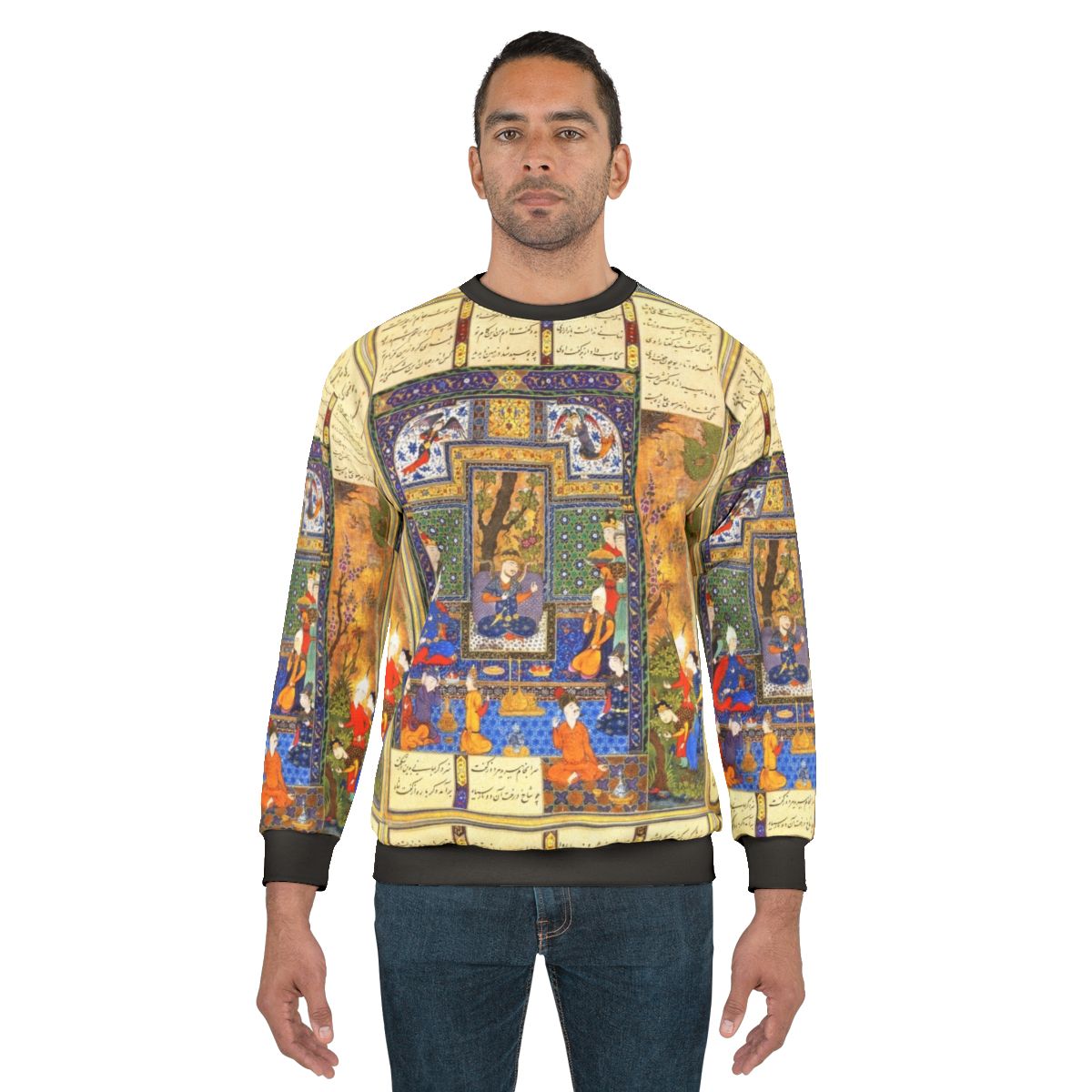 Persian Calligraphy Sweatshirt with Shahnameh 1St Design