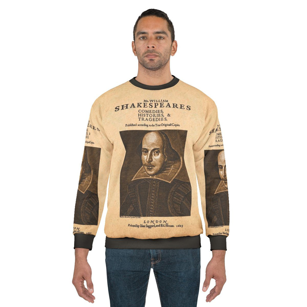 Shakespeare Elizabethan front piece sweatshirt