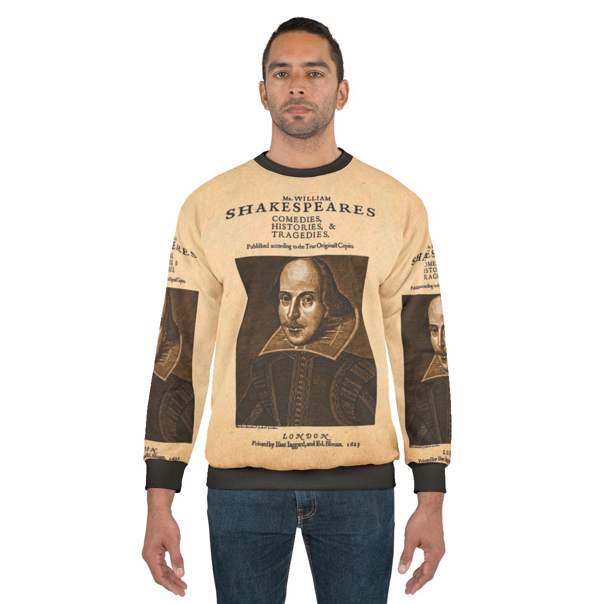 Shakespeare Elizabethan front piece sweatshirt