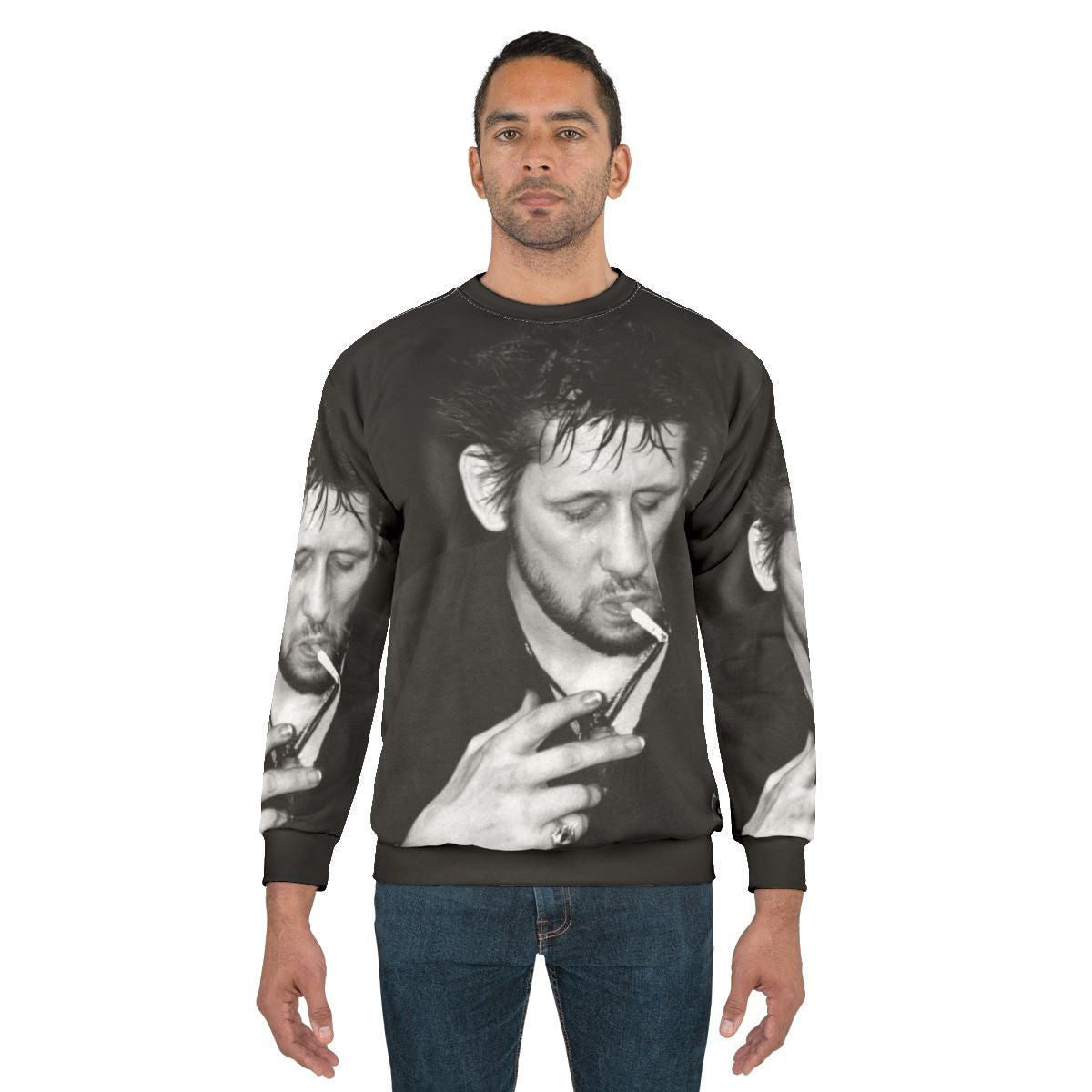 Shane Macgowan Smoking Punk Rock Sweatshirt
