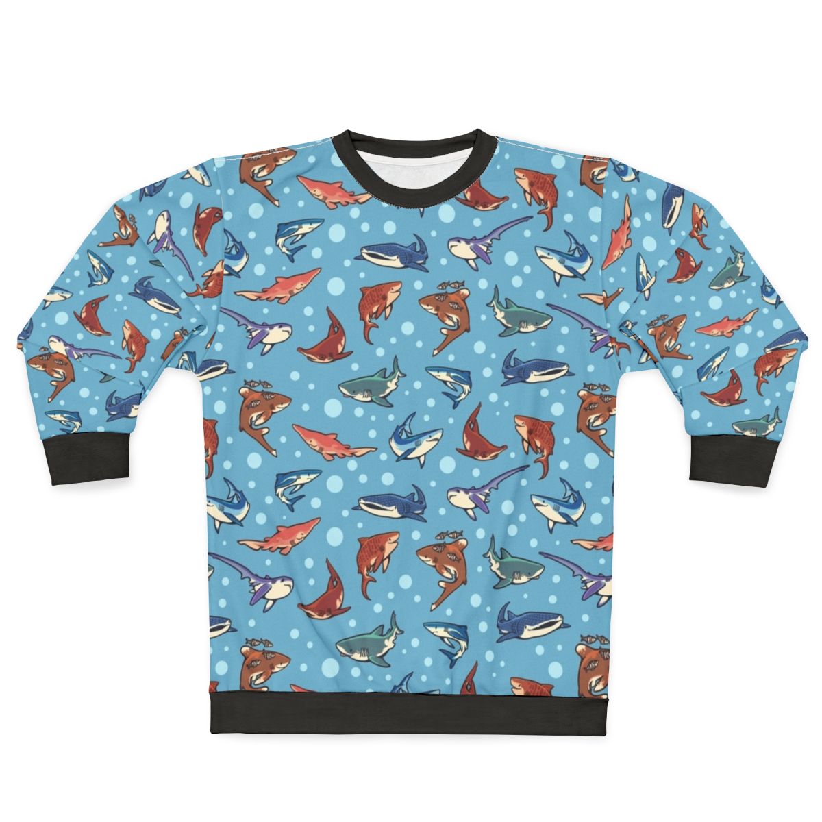 Sharks in the Light Blue Sweatshirt