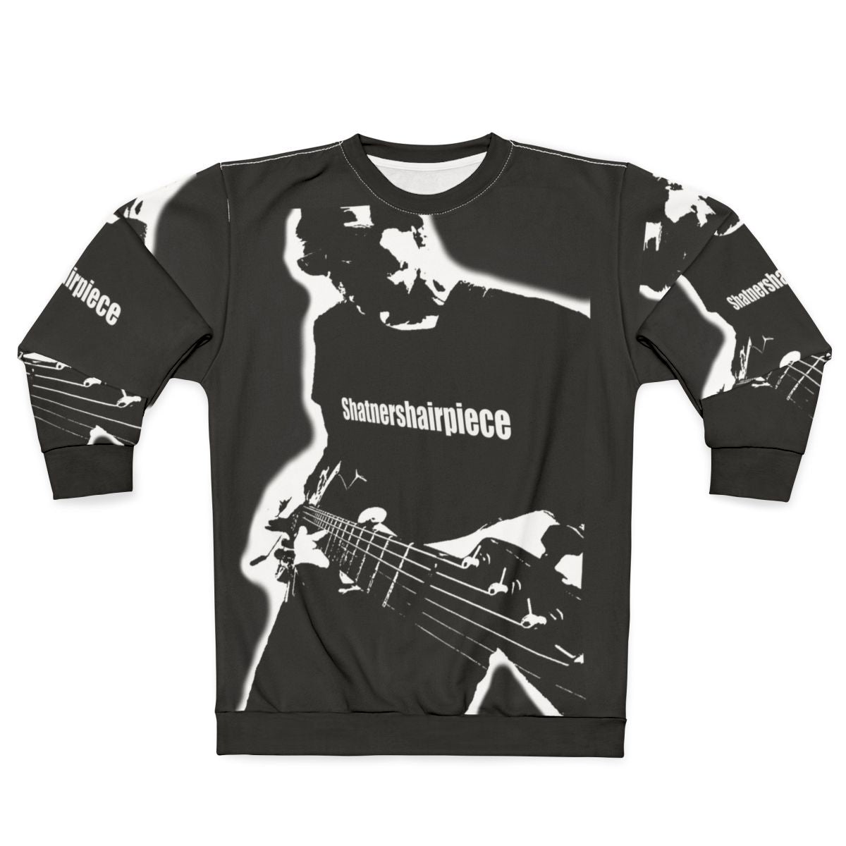 Shatnershairpiece Plays Hot Guitar Sweatshirt - Musician Merchandise