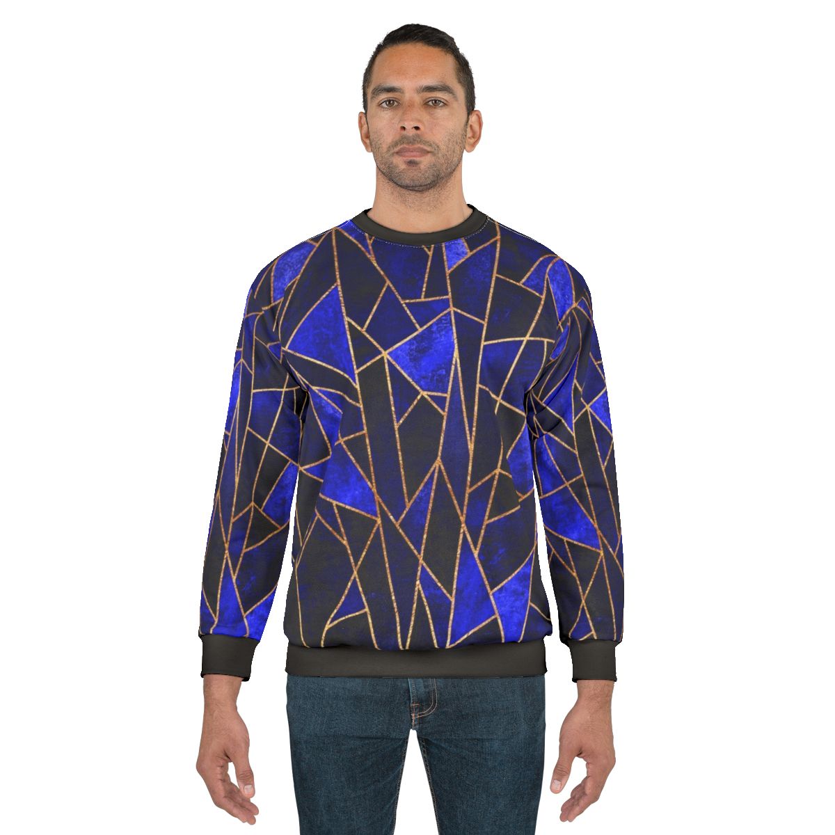 Shattered Sapphire Graphic Sweatshirt