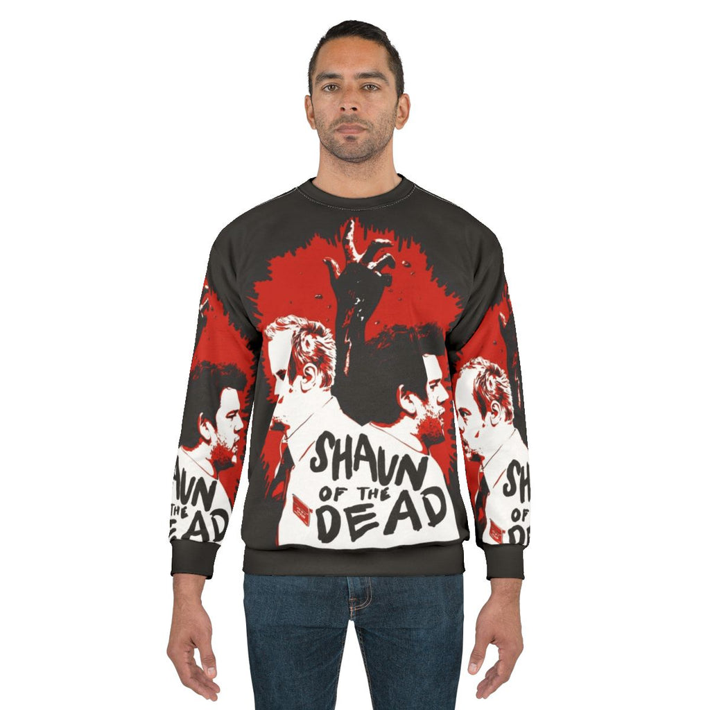 Shaun of the Dead Sweatshirt featuring movie poster design