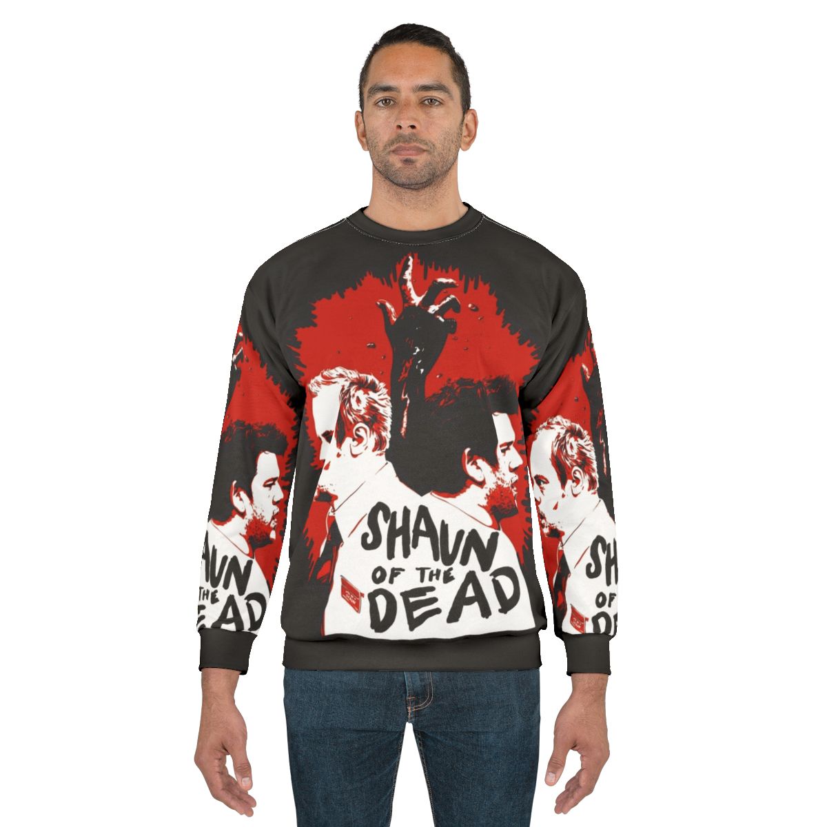 Shaun of the Dead Sweatshirt featuring movie poster design