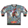 Shazam comic book collage graphic sweatshirt