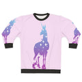 Silhouette sweatshirt featuring the last unicorn character Lady Amalthea