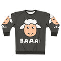 Legendary Sheep Sweatshirt Featuring Colorful Cartoon Farm Animals
