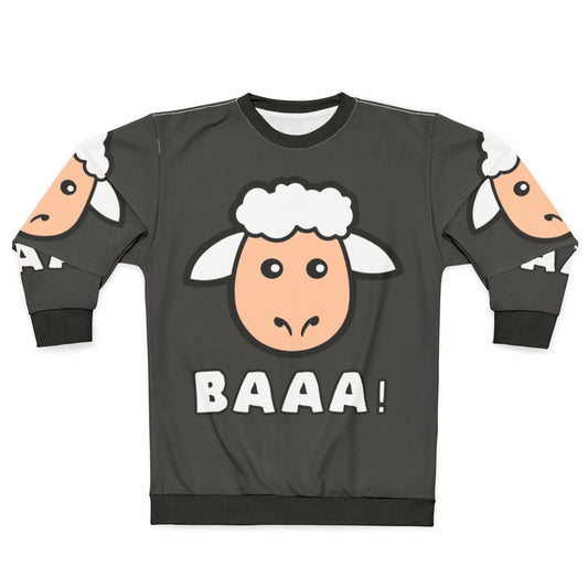 Legendary Sheep Sweatshirt Featuring Colorful Cartoon Farm Animals