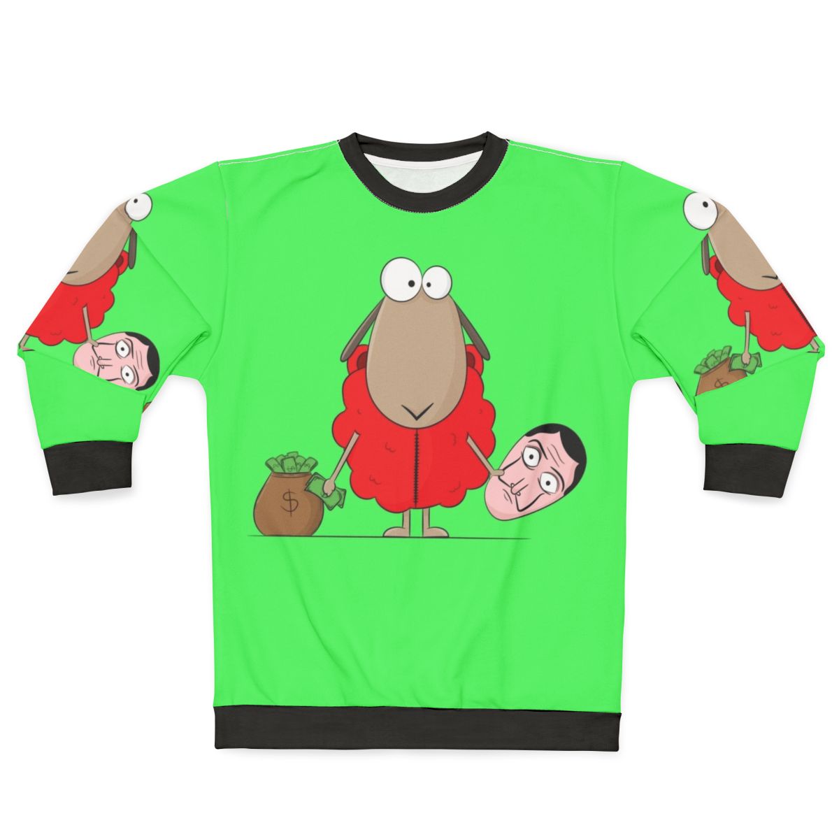 Money Heist Cartoon Sheep Sweatshirt